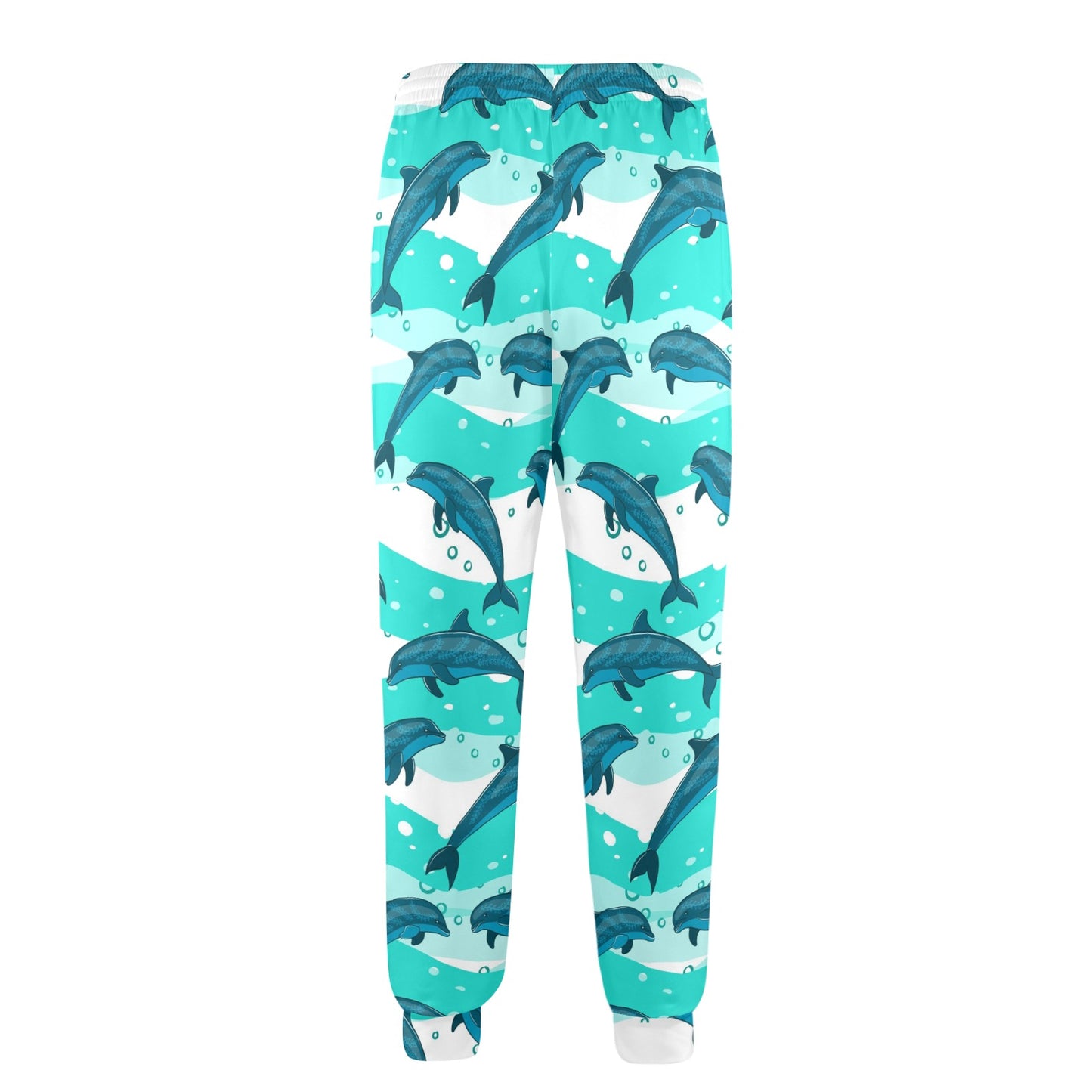 Dolphin Design Print Pattern Men's Casual Track Pants