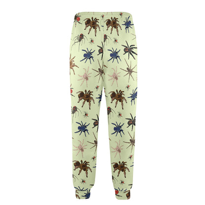 Tarantula Pattern Print Design 02 Men's Casual Track Pants