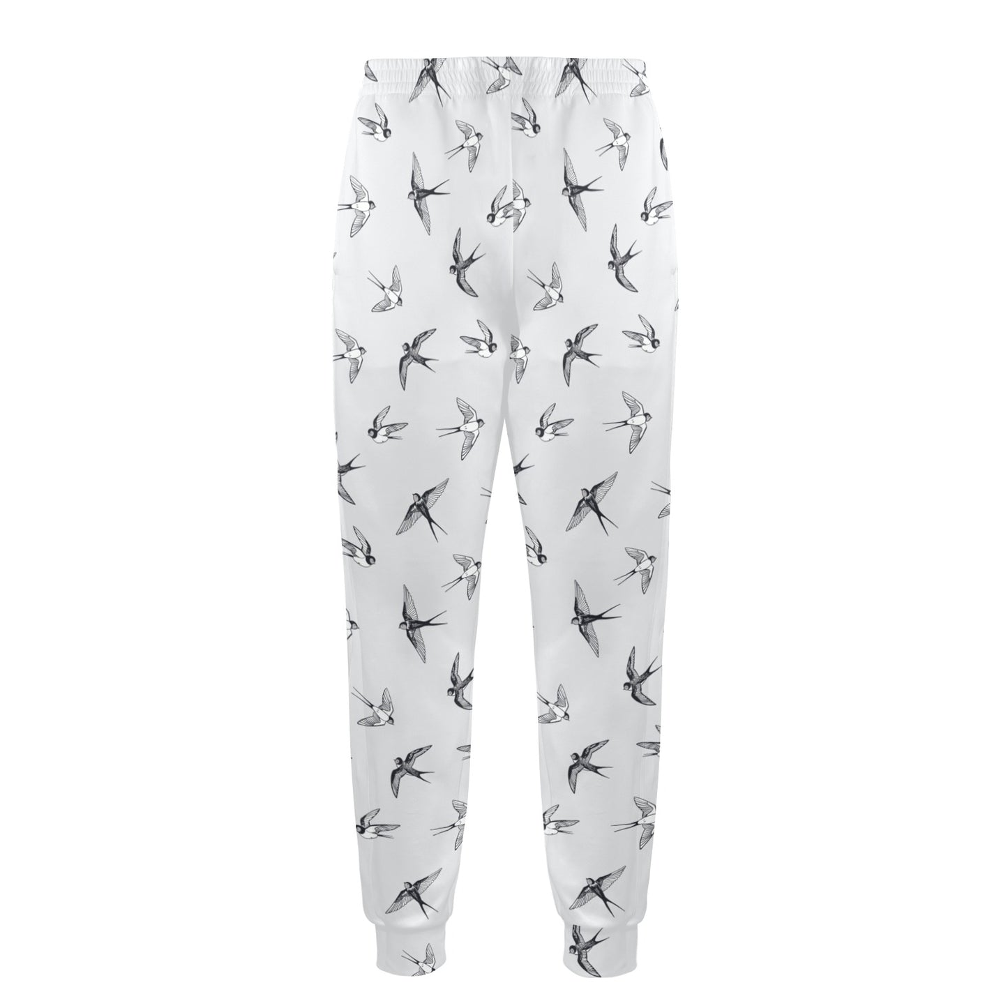 Swallow Bird Pattern Print Design 04 Men's Casual Track Pants