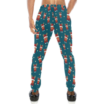 Reindeer Print Design LKS406 Men's Sweatpants