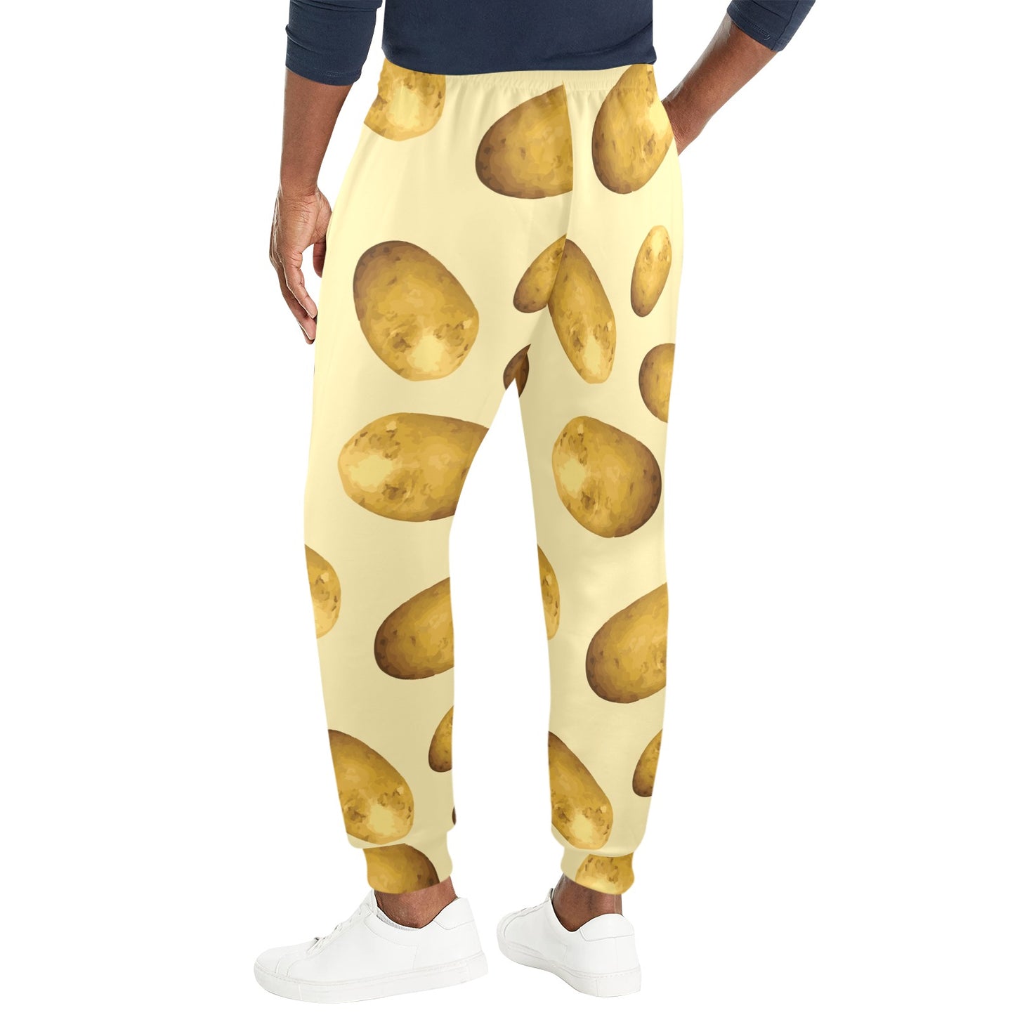 Potato Pattern Print Design A01 Men's Casual Track Pants