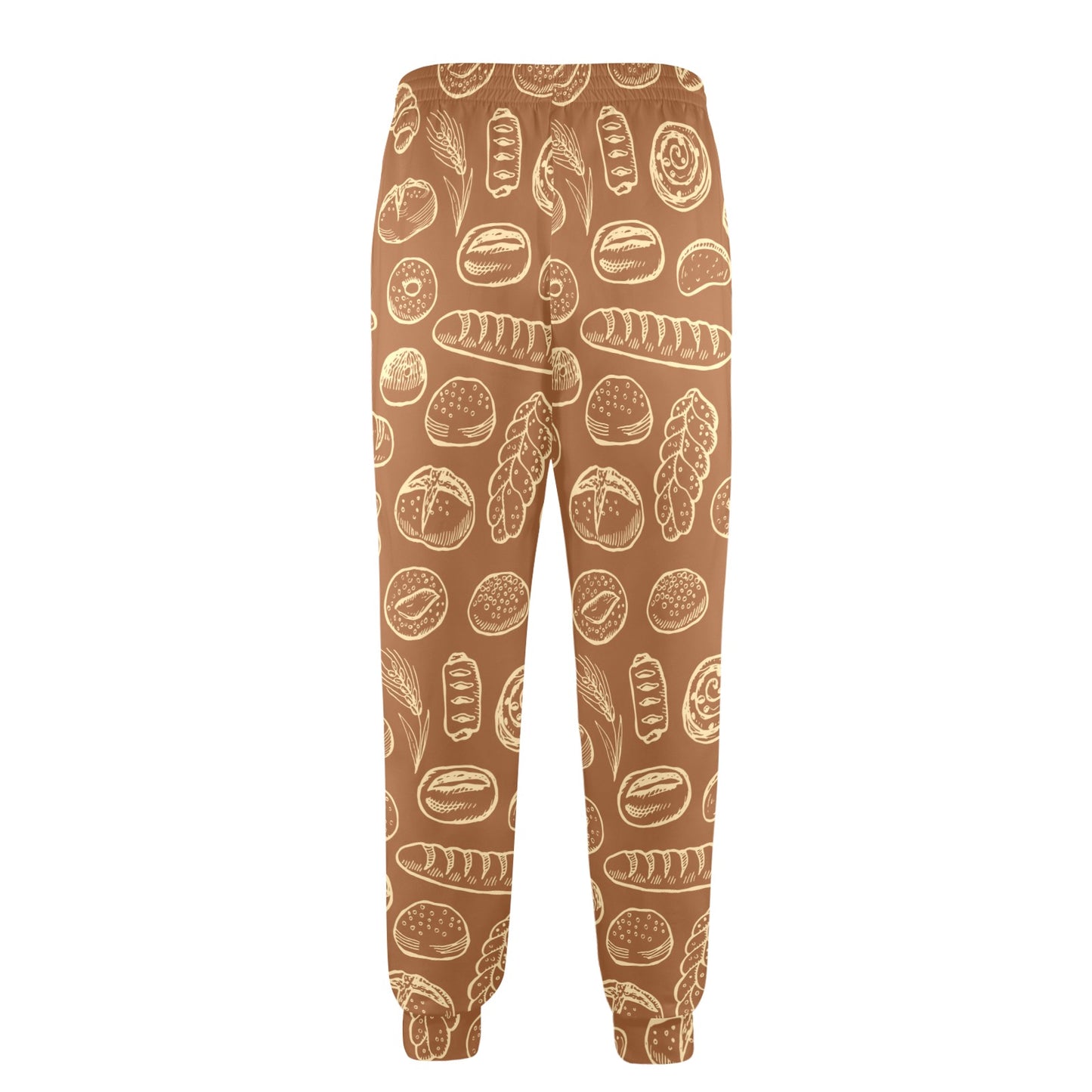 Bread Pattern Print Design 03 Men's Casual Track Pants