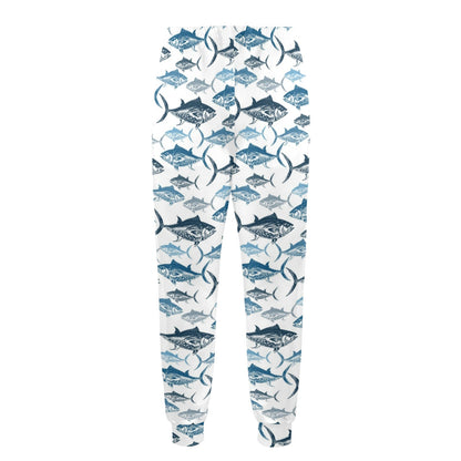 Tuna Fish Print Design LKS303 Men's Casual Track Pants