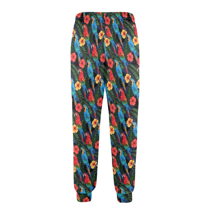 Parrot Pattern Print Design A01 Men's Casual Track Pants