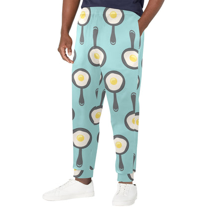 egg Design Print Pattern JJ0165 Men's Casual Track Pants