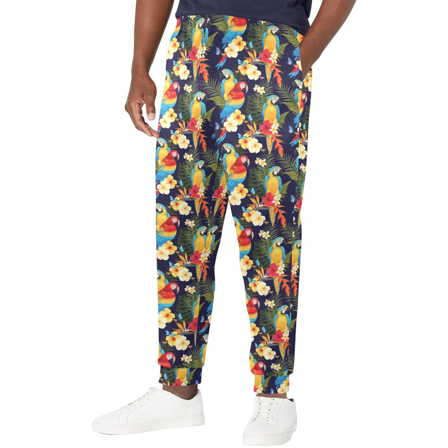 Parrot Themed Design Men's Casual Track Pants