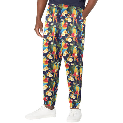 Parrot Themed Design Men's Casual Track Pants