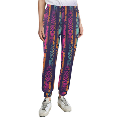 Line Tribal Aztec Women's Casual Track Pants