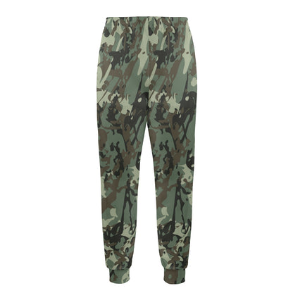 Camouflage Pattern Print Design 06 Men's Casual Track Pants