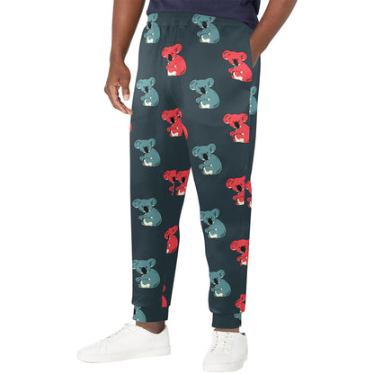 Koala Pattern Print Design 02 Men's Casual Track Pants