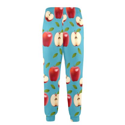 Apple Pattern Print Design AP012 Men's Casual Track Pants