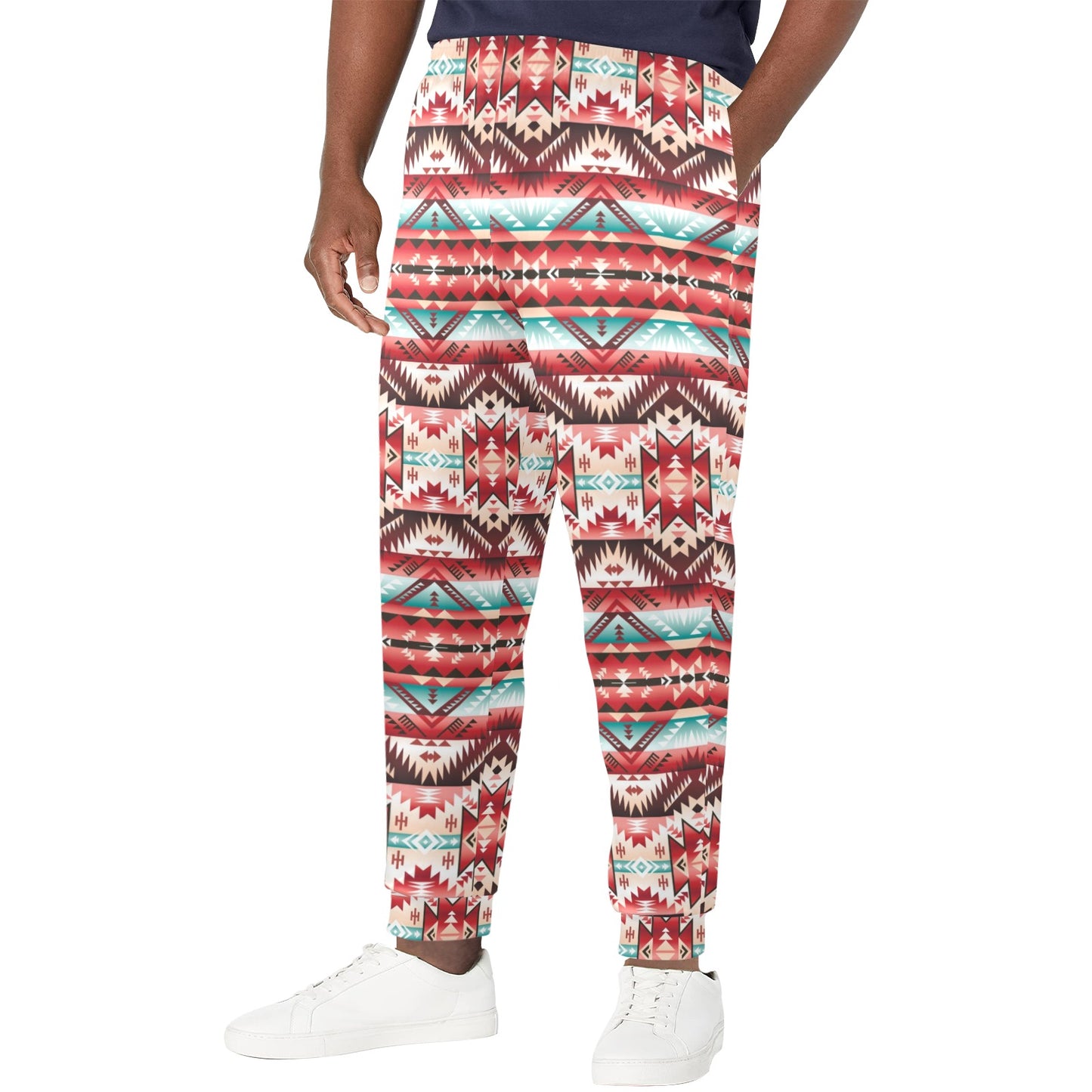 Aztec Western Style Print Pattern Men's Casual Track Pants