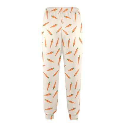 Carrot Pattern Print Design 07 Men's Casual Track Pants