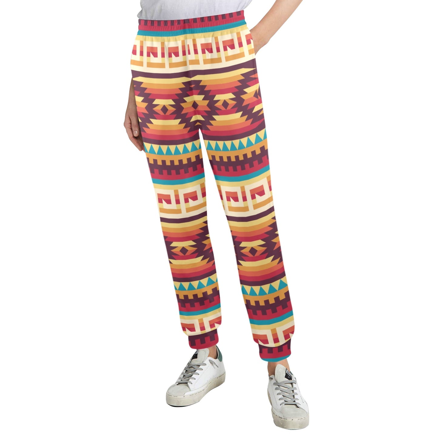 Tribal Aztec Vintage Women's Casual Track Pants