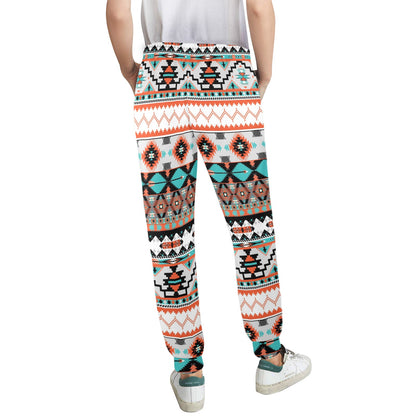 Tribal Aztec Indians pattern Women's Casual Track Pants