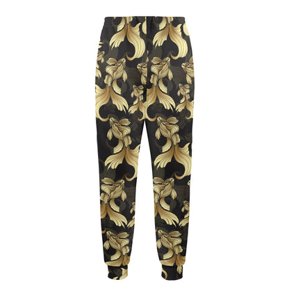 Goldfish Pattern Print Design 02 Men's Casual Track Pants