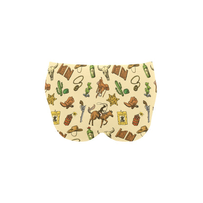 Cowboy Pattern Print Design 04 Men's Swimming Briefs