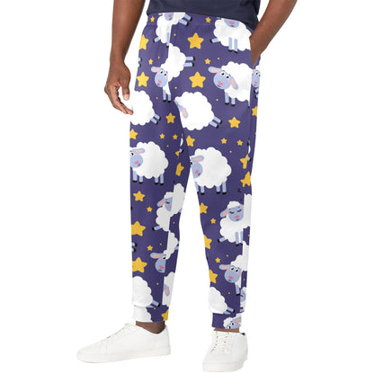 Sheep Pattern Print Design 03 Men's Casual Track Pants