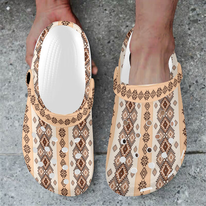 Native Classic Pattern Print Unisex Clogs Shoes