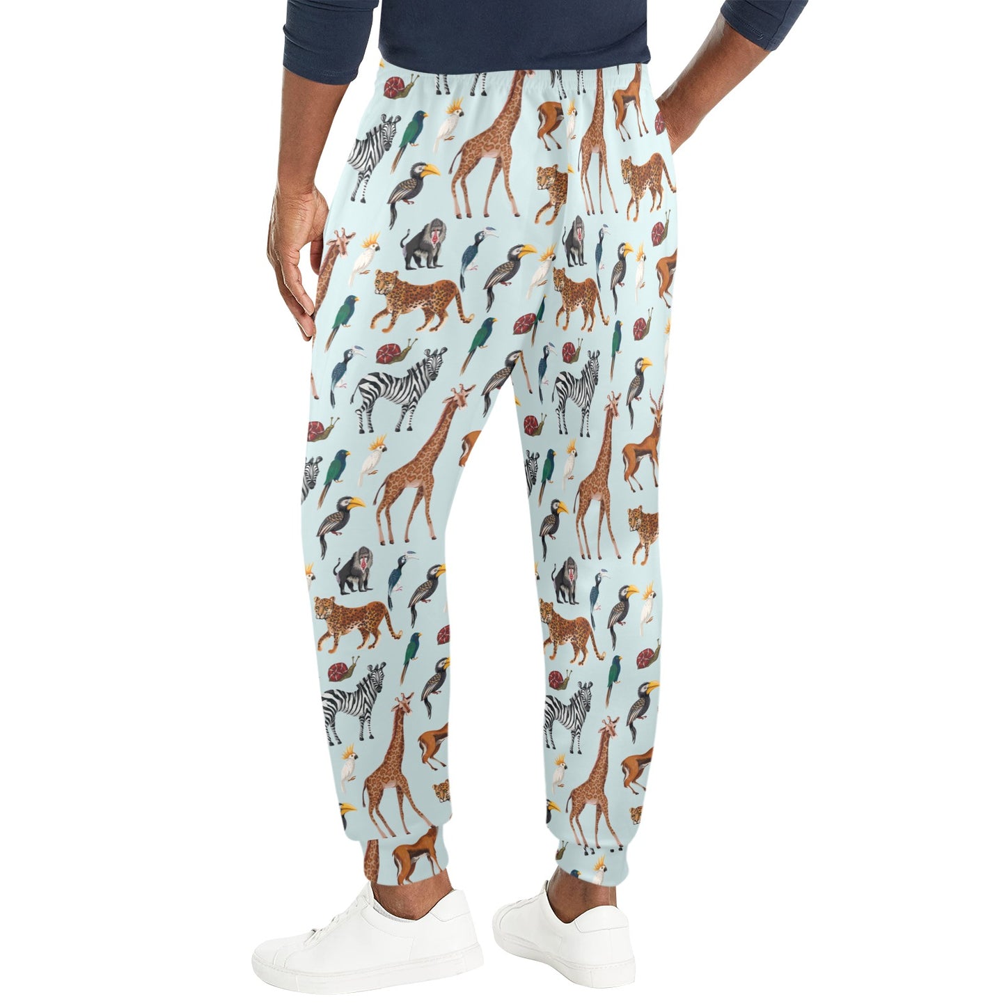Safari Animal Print Design LKS306 Men's Casual Track Pants