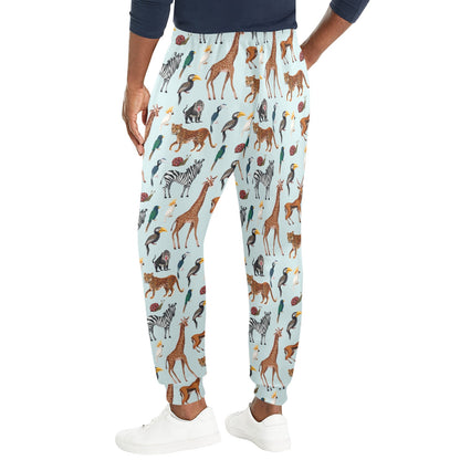 Safari Animal Print Design LKS306 Men's Casual Track Pants