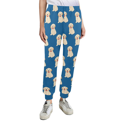 Golden Retriever Design Print Pattern JJ0279 Women's Casual Track Pants
