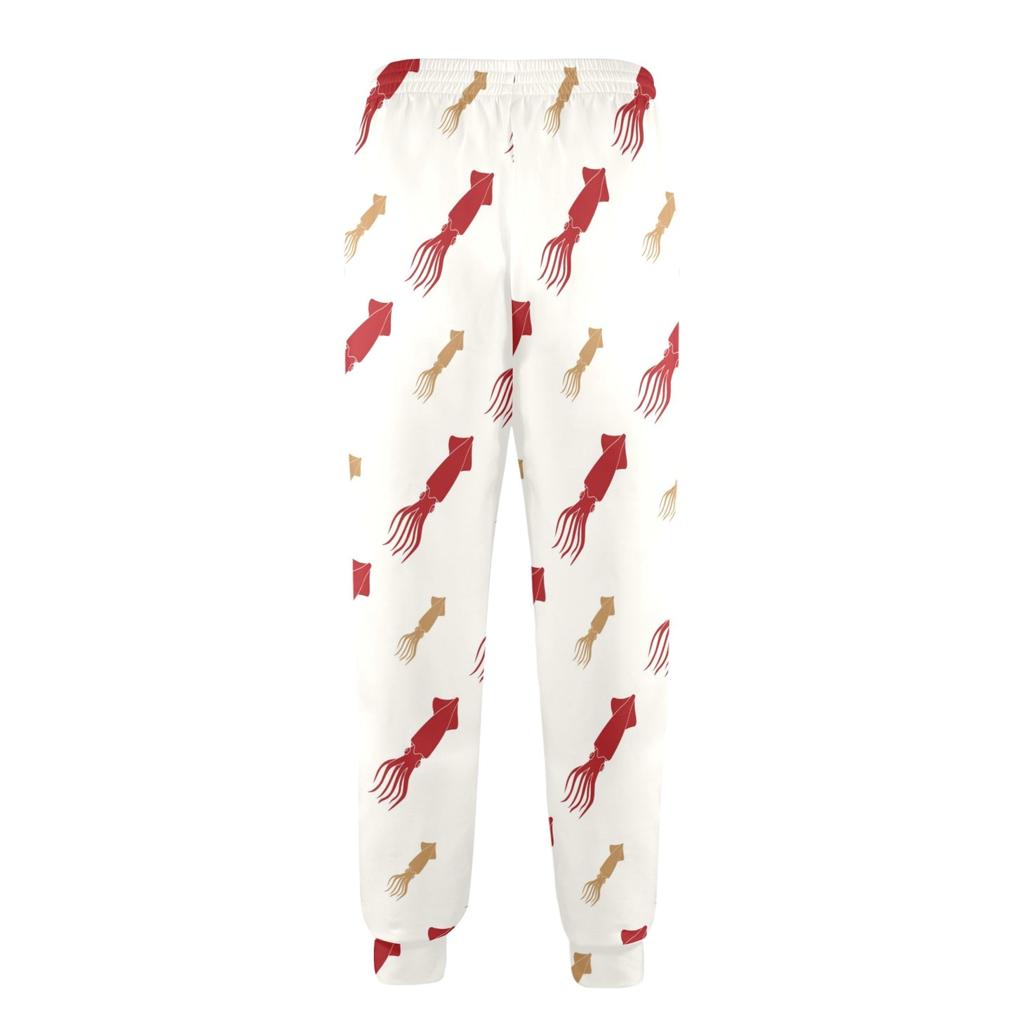 Giant Squid Pattern Print Design 01 Men's Casual Track Pants
