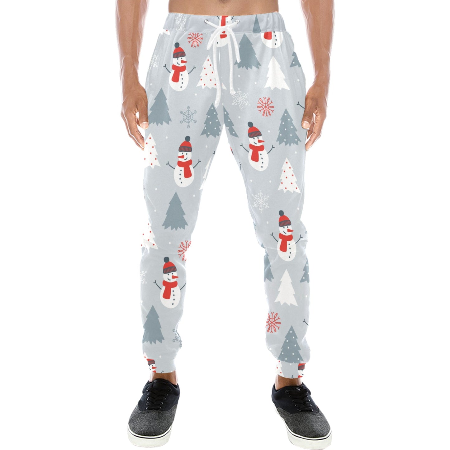 Snowman Print Design LKS302 Men's Sweatpants