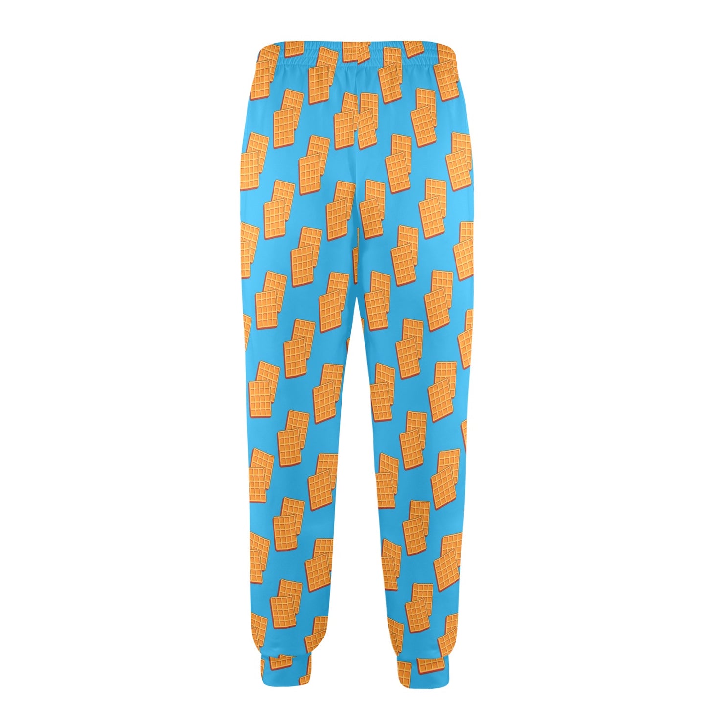 Waffle Print Design LKS304 Men's Casual Track Pants