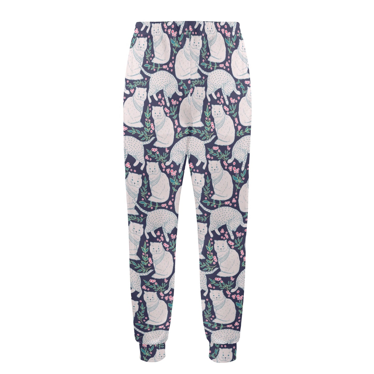 Cat Pattern Print Design 06 Men's Casual Track Pants