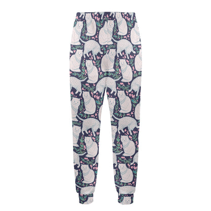 Cat Pattern Print Design 06 Men's Casual Track Pants