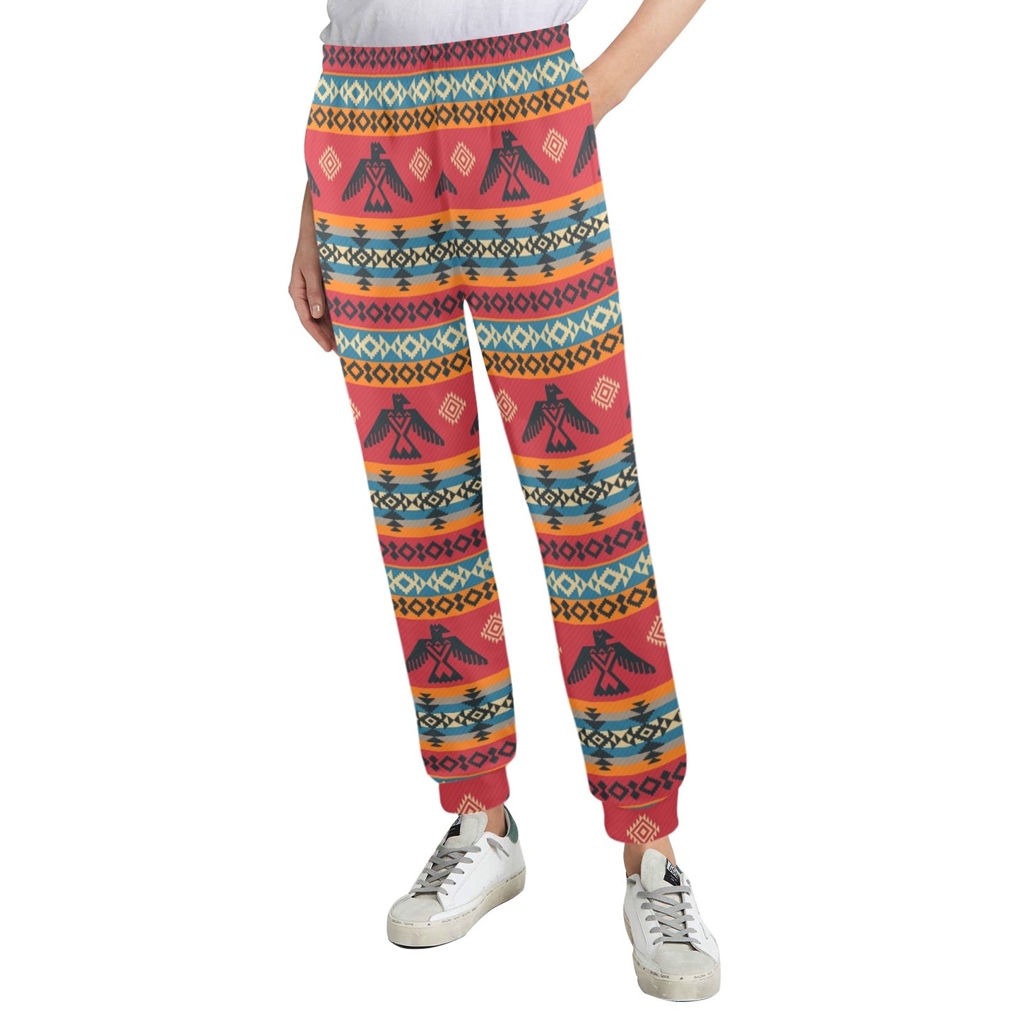 Eagles Native American Design Women's Casual Track Pants