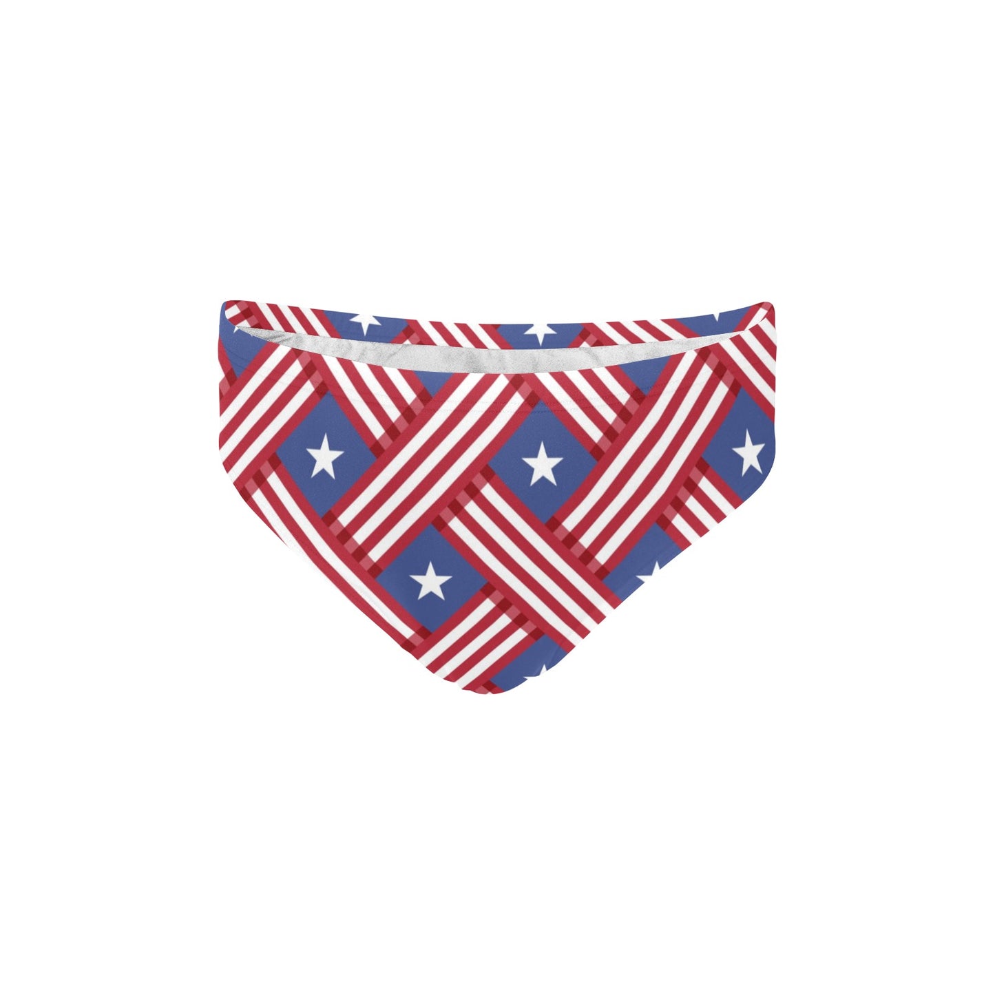American flag Pattern Men's Swimming Briefs