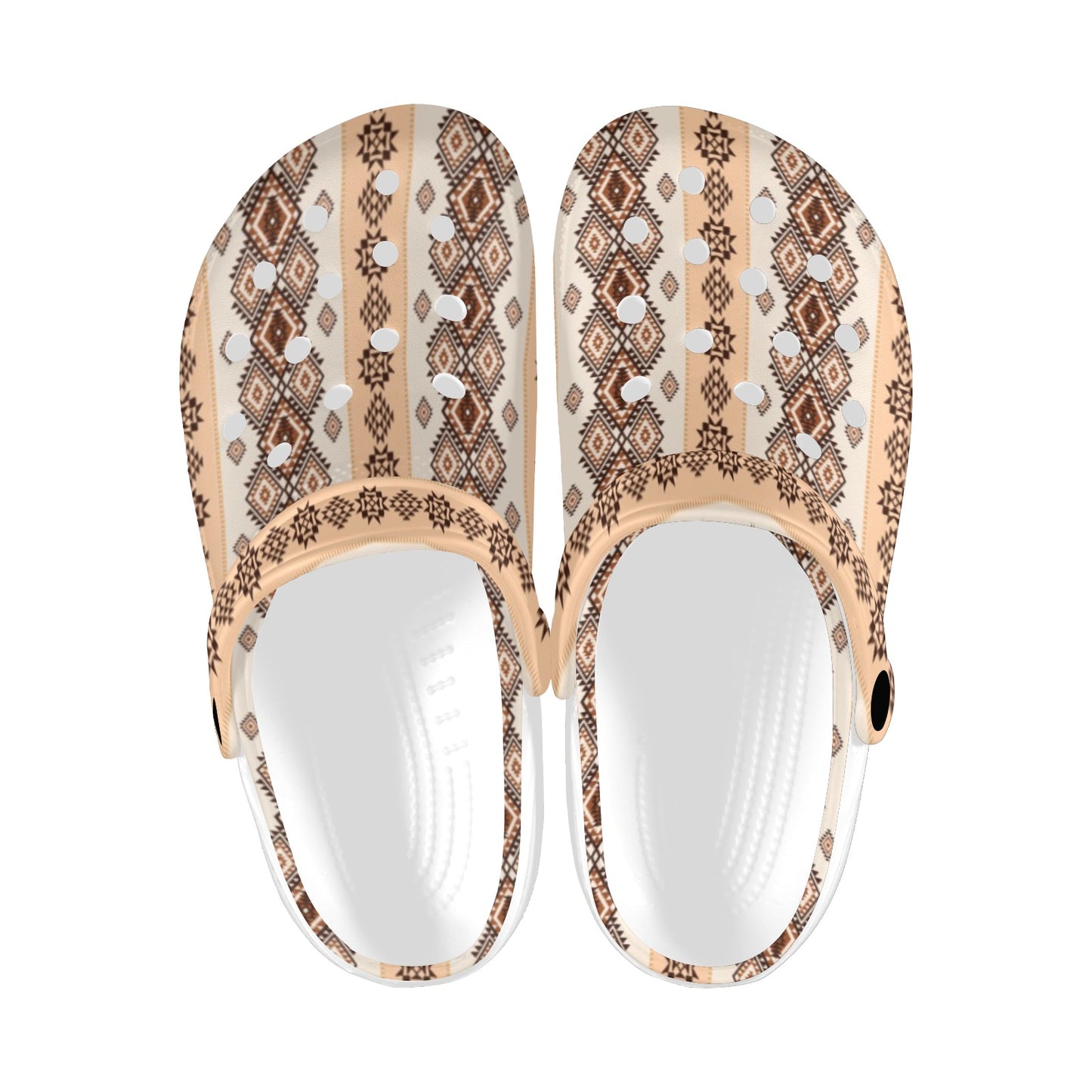 Native Classic Pattern Print Unisex Clogs Shoes