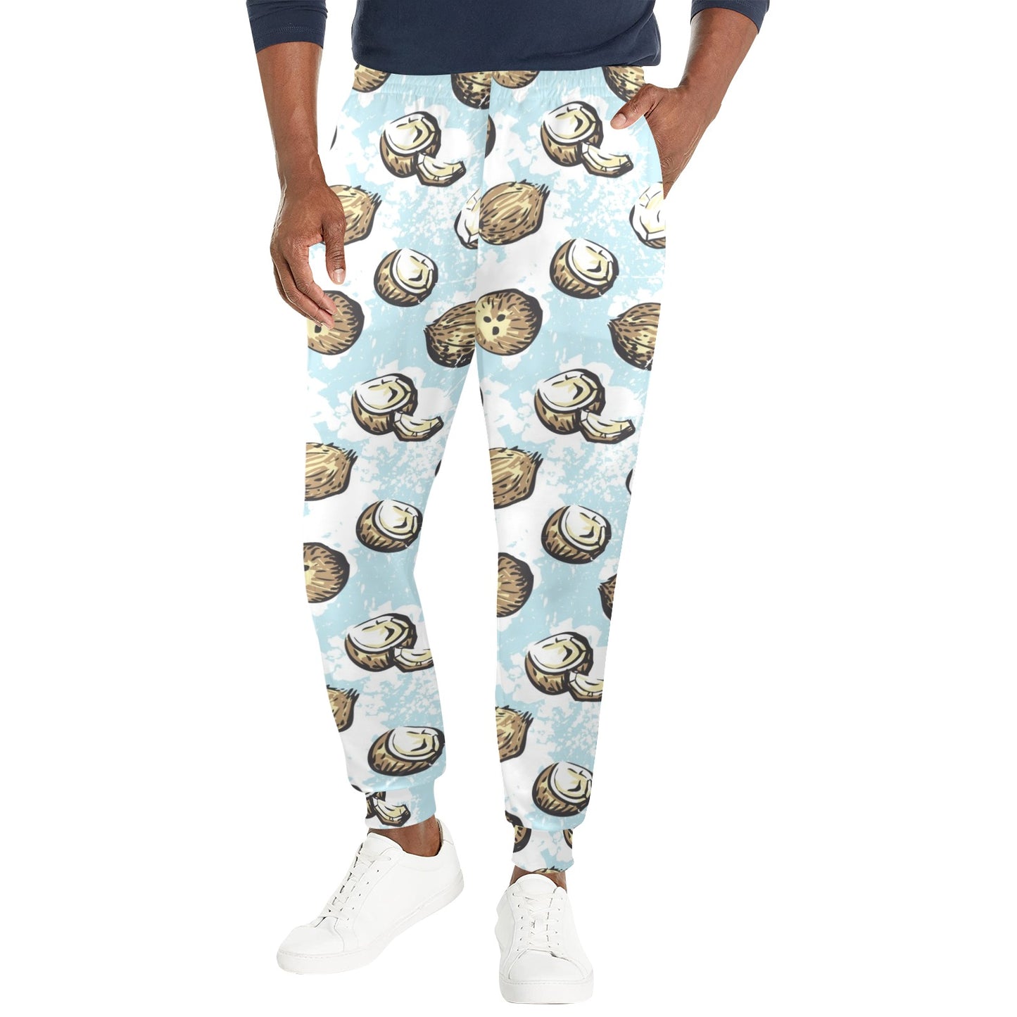 Coconut Pattern Print Design CN01 Men's Casual Track Pants