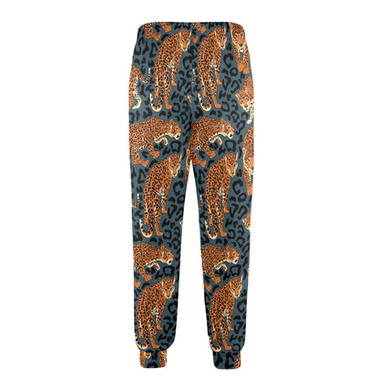 Jaguar Pattern Print Design 04 Men's Casual Track Pants