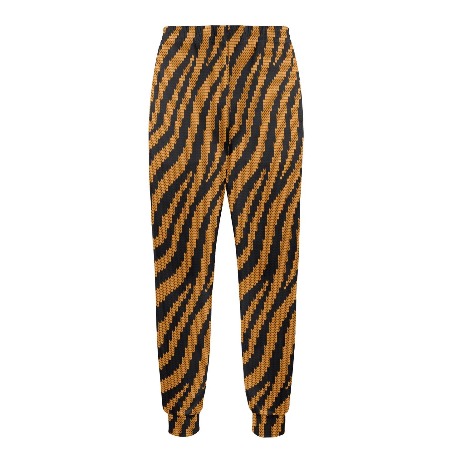 Tiger Knit Skin Zip Up Hoodie Men's Casual Track Pants