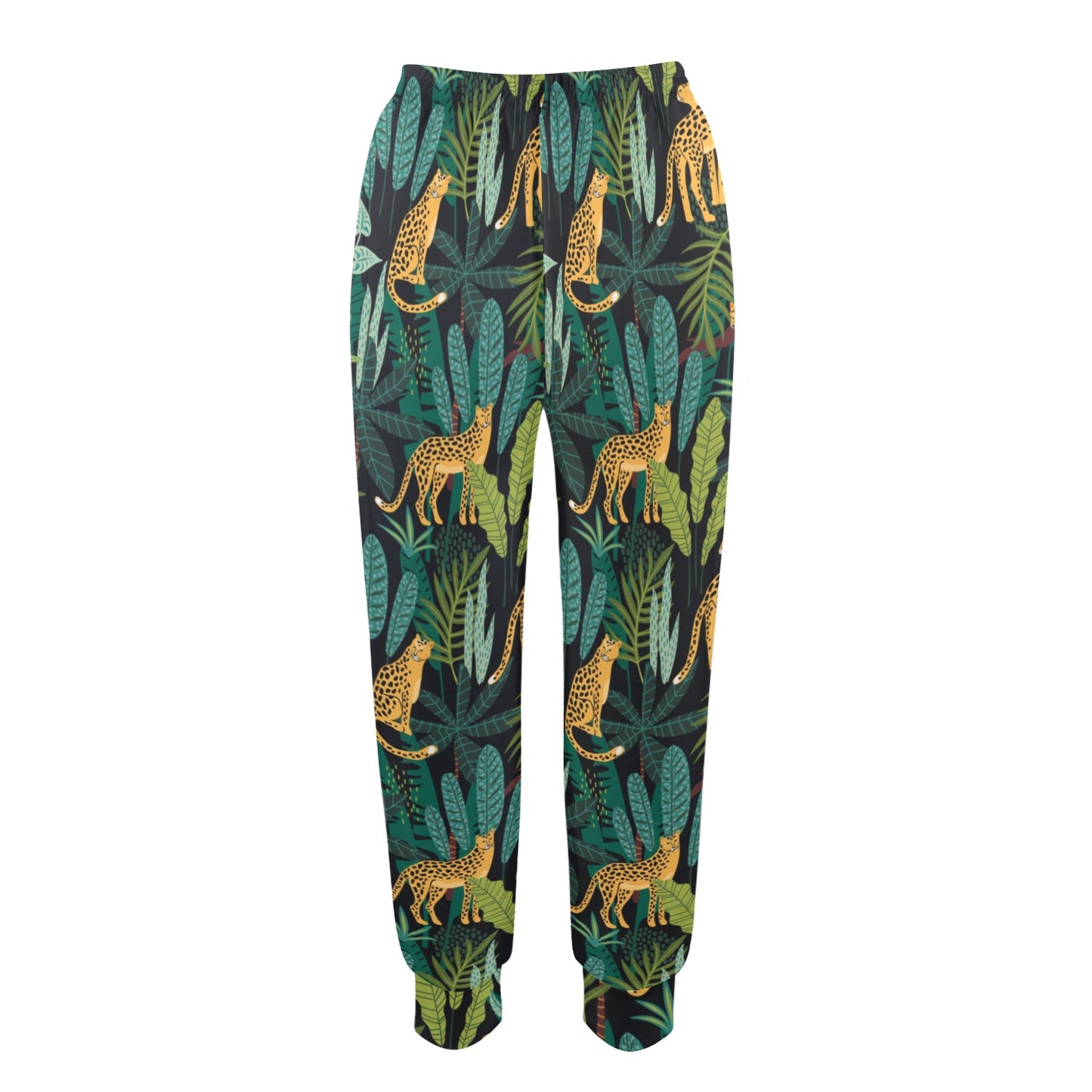 Jaguar Jungle Pattern Print Design 03 Women's Casual Track Pants