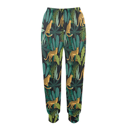 Jaguar Jungle Pattern Print Design 03 Women's Casual Track Pants
