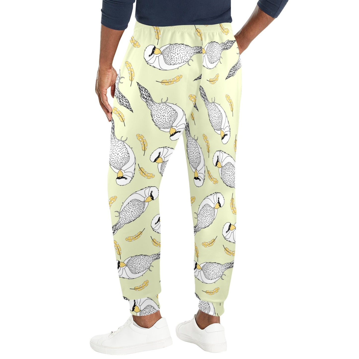 Parakeet Pattern Print Design A03 Men's Casual Track Pants