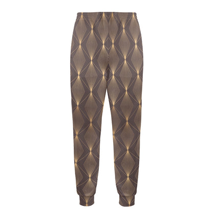 elegant Design Print Pattern JJ0184 Men's Casual Track Pants