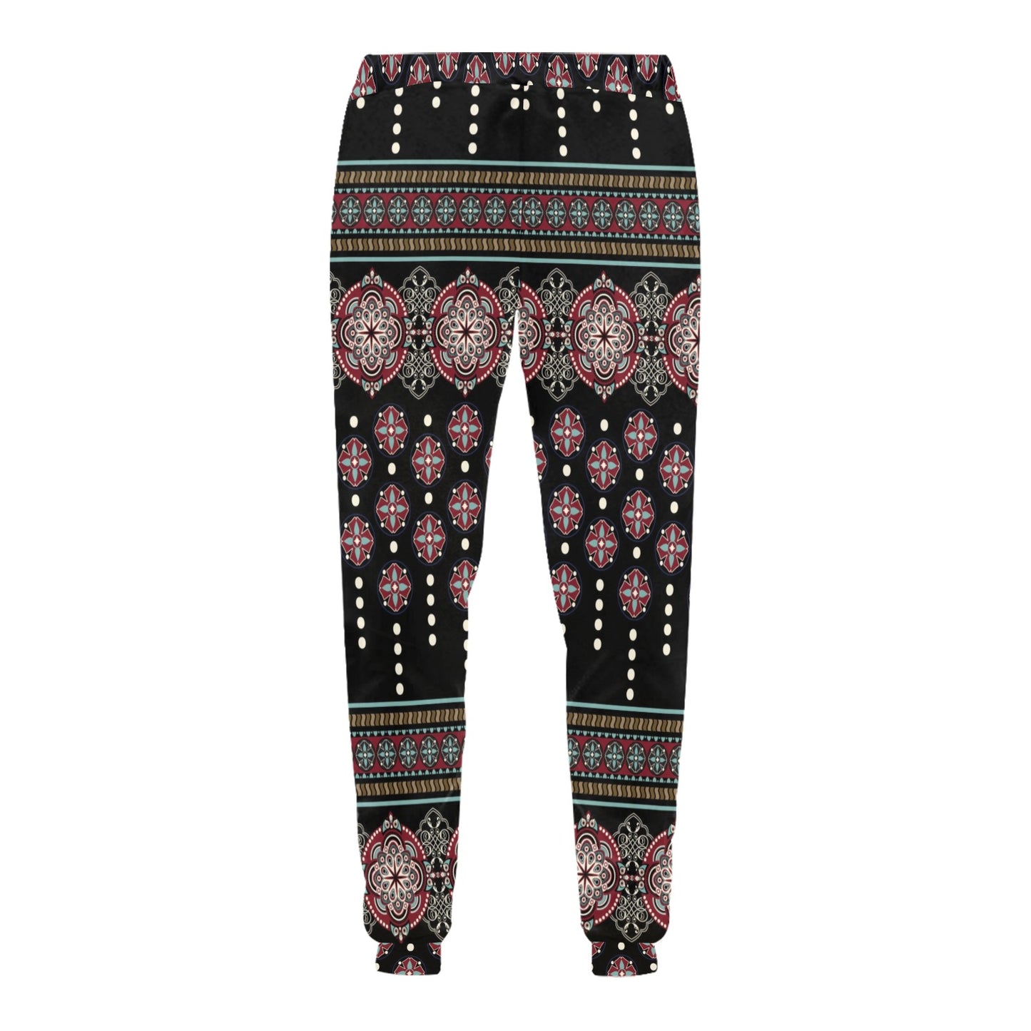 Ethnic Dot Style Print Pattern Men's Sweatpants