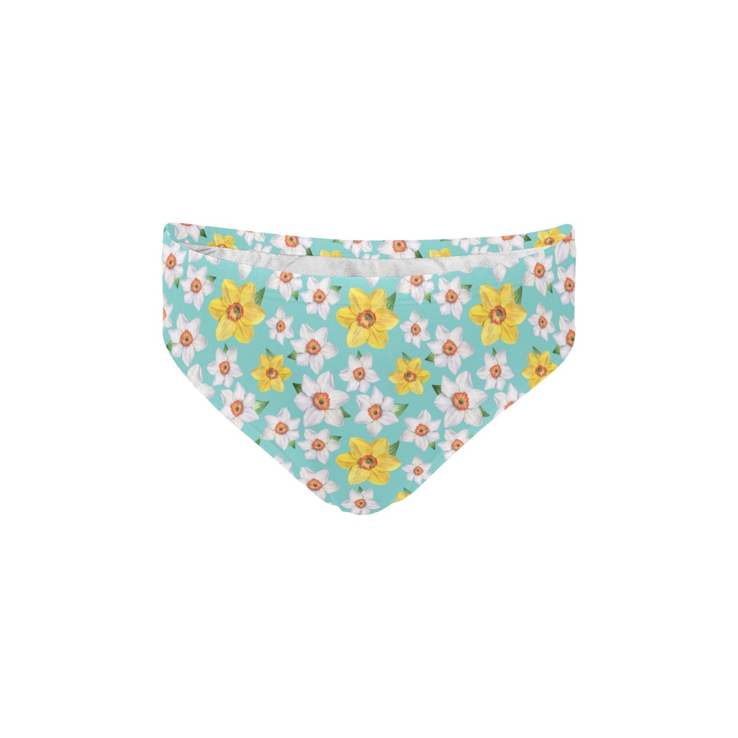 Daffodils Pattern Print Design 02 Men's Swimming Briefs