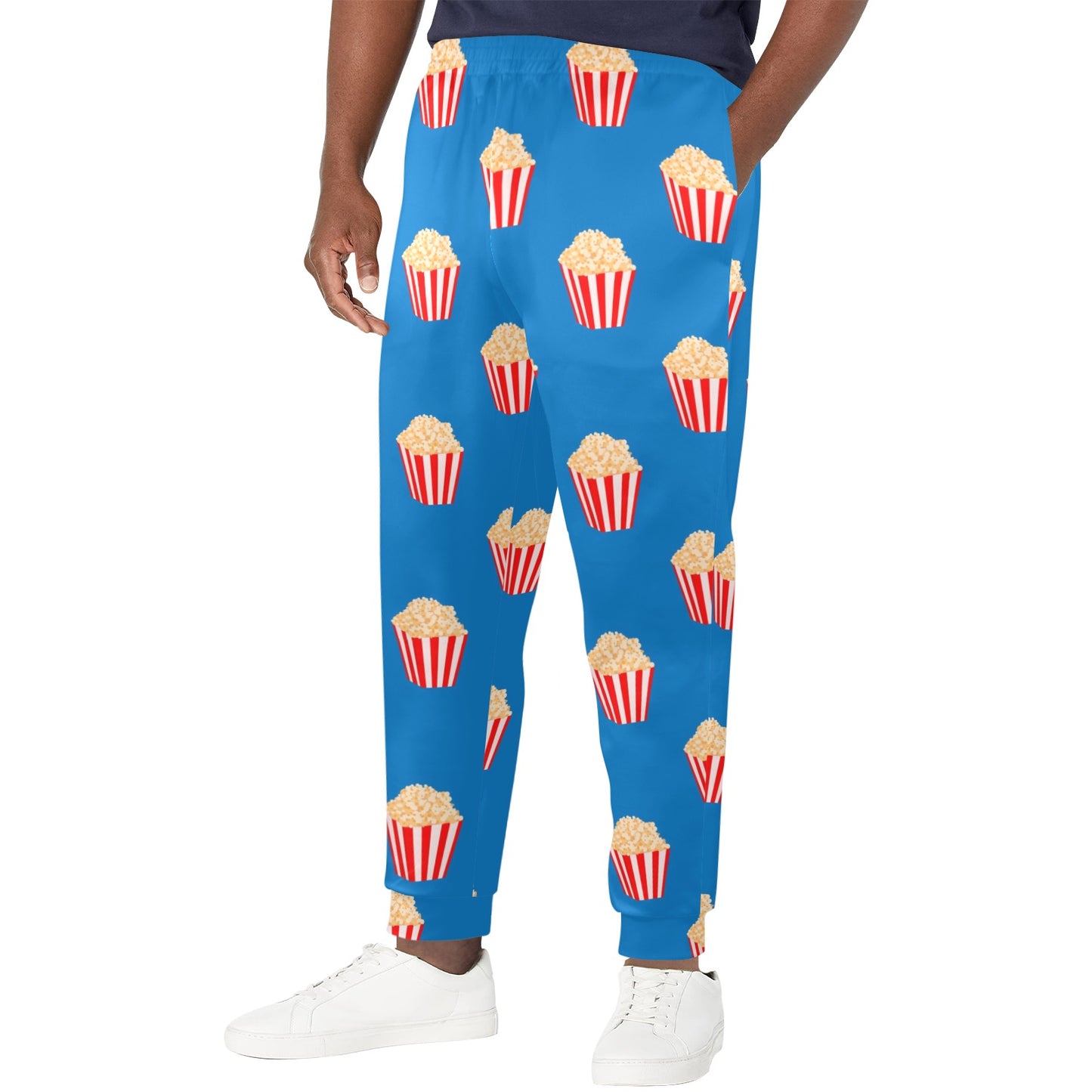Popcorn Pattern Print Design A04 Men's Casual Track Pants