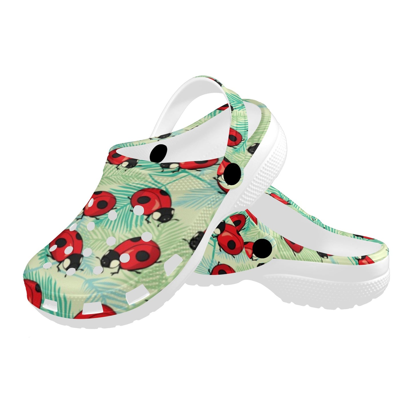 Ladybug Cute Print Pattern Unisex Clogs Shoes