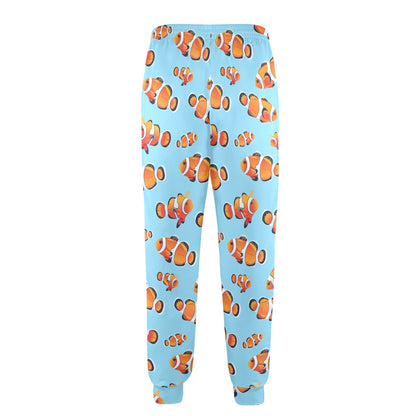 Clownfish Pattern Print Design 01 Men's Casual Track Pants
