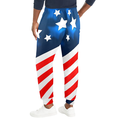 American flag Style Men's Casual Track Pants