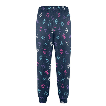 Constellation Pattern Print Design 04 Men's Casual Track Pants