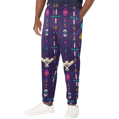 Native American Eagle Indian Pattern Men's Casual Track Pants