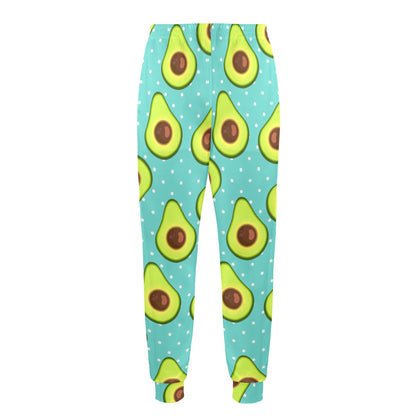 Avocado Pattern Print Design AC012 Men's Casual Track Pants